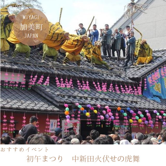 初午まつり 中新田火伏せの虎舞