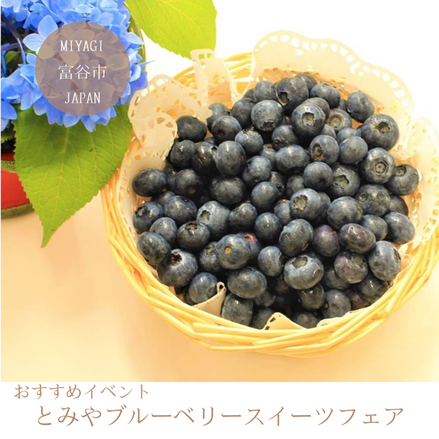とみやブルーベリースイーツフェア